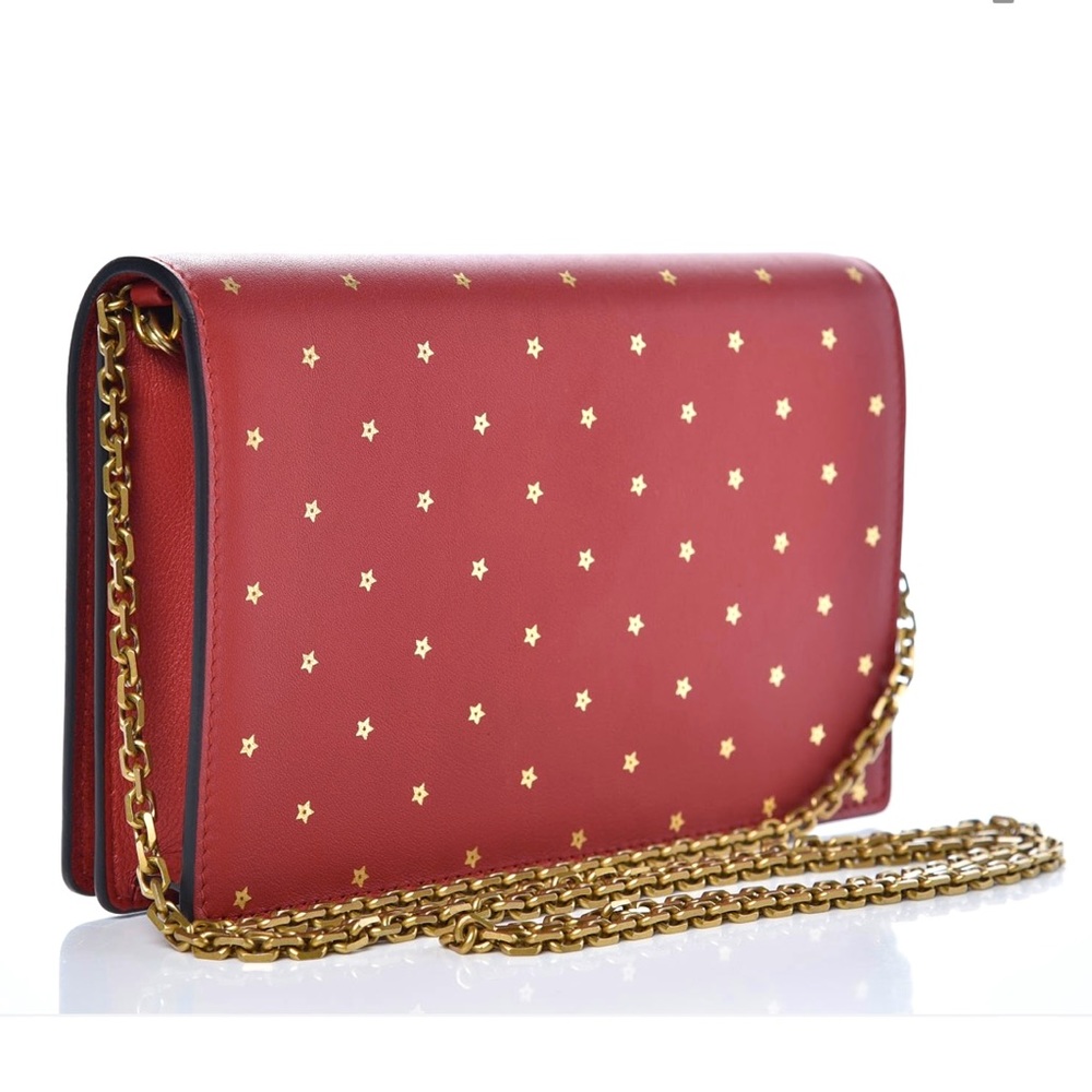 Authentic Dior Calfskin Embossed Star Crossbody